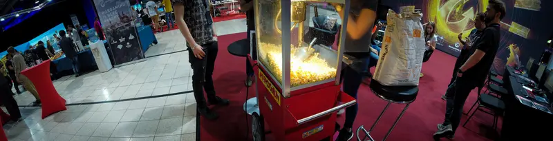 Nechyběl ani popcornovač