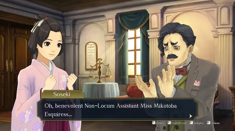 Série Ace Attorney byla jazykově vždy náročným materiálem.